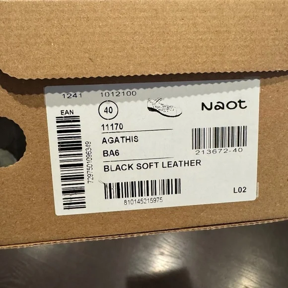 Naot - Agathis Black Soft - Multiple Sizes (New w/ box) - Picture 12 of 12